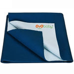 Buy OYO Baby Waterproof Bed Protector Baby Dry Sheet, Small, Dark Sea Blue (50 cm x 70 cm) - Purplle