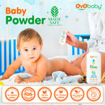 Buy Oyo Baby Talc-Free Natural Baby Powder with Arrowroot & Oat | 100% Natural | No Parabens , No Alcohol| with Vetiver & Olive extracts - 200gm - Purplle