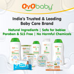 Buy Oyo Baby Talc-Free Natural Baby Powder with Arrowroot & Oat | 100% Natural | No Parabens , No Alcohol| with Vetiver & Olive extracts - 200gm - Purplle