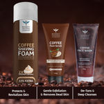 Buy Bombay Shaving Company Coffee Revitalising Kit (Set of 3) | Deep Cleansing Set & De-Tan removal Coffee Face wash, Face Scrub Pack & Shaving foam 400 gm - Purplle