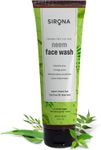 Buy Sirona Neem Face Wash for Men & Women a€“ 125 ml with Neem, Green Tea, Tea Tree Oil & Aloe Vera | for Unclogs pores, Reduces sebum production & Calms inflammation - Purplle