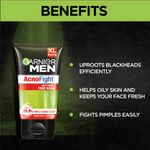 Buy Garnier Men Acno Fight Anti-Pimple Facewash for Acne Prone Skin, 150g - Purplle