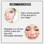 Buy AromaMusk Under Eye Gel For Puffy Eyes, Dark Circles, Wrinkles & Fine Lines With Vitamin C, Cucumber, Niacinamide, Green Tea And Madonna Lily (50 gm) - Purplle