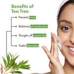 Buy Good Vibes Tea Tree Foaming Gentle Cleansing Face Wash With Deep Cleansing Brush | Anti-Acne, Oil Control For Acne-Prone Skin & Oily Skin | No Parabens, No Sulphates, No Mineral Oil, No Animal Testing (150 ml) - Purplle