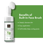 Buy Good Vibes Tea Tree Foaming Gentle Cleansing Face Wash With Deep Cleansing Brush | Anti-Acne, Oil Control For Acne-Prone Skin & Oily Skin | No Parabens, No Sulphates, No Mineral Oil, No Animal Testing (150 ml) - Purplle