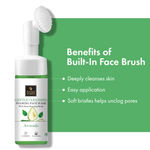 Buy Good Vibes Avocado Gentle Cleansing Foaming Face Wash With Deep Cleansing Brush | No Parabens, No Sulphates, No Mineral Oil (150 ml) - Purplle
