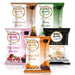 Buy Online Quality Store Multani Mitti + Chandan Powder + Orange Peel Powder + Neem Powder + Rose Powder, 400g - Purplle