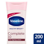 Buy Vaseline Healthy Bright Complete 10 Body Lotion 200 ml - Purplle
