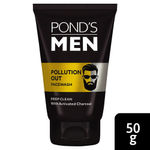 Buy Pond's Men Pollution Out Activated Charcoal Deep Clean Facewash (50 g) - Purplle