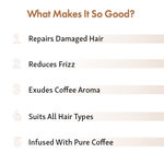 Buy mCaffeine Latte Coffee Shampoo for Damage Repair with Coconut Milk & Keratin | Moisturizes and Nourishes Dry Hair | Sulphate & Paraben Free for Smooth & Shiny Hair | For Men & Women | 250 ml - Purplle