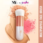 Buy NY Bae Multipurpose Face Brush | Smooth Blending | Even Application | Fine & Soft Bristles - Purplle