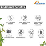 Buy DR. MOREPEN Organic Bamboo Toothbrush For Adults Pack of 6 - Purplle