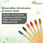 Buy DR. MOREPEN Organic Bamboo Toothbrush For Adults Pack of 6 - Purplle