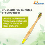 Buy DR. MOREPEN Organic Bamboo Toothbrush For Adults - Neon 1 Pc - Purplle