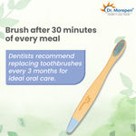 Buy DR. MOREPEN Organic Bamboo Toothbrush For Kids - Soft Blue 1 Pc - Purplle