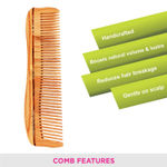 Buy VEGA Natural Wooden Styling Comb (HMWC-01), color may vary - Purplle