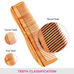 Buy VEGA Natural Wooden Styling Comb (HMWC-01), color may vary - Purplle