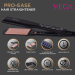 Buy VEGA Pro-Ease Flat Hair Straightener (VHSH-26), Black - Purplle