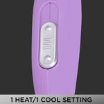 Buy VEGA Galaxy Foldable 1100 Watts Hair Dryer With Heat & Cool Setting And Detachable Nozzle (VHDH-06) Silver-Purple - Purplle