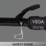 Buy VEGA Long Curl 22 mm Barrel Hair Curler With Adjustable Temperature & Ceramic Coated Plates, (VHCH-04), Black - Purplle