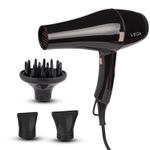 Buy VEGA Pro-Xpert 2200 W Professional Hair Dryer with Diffuser & 2 Detachable Nozzles (VHDP-03) Black - Purplle