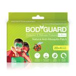 Buy Sirona Bodyguard Premium Natural Anti Mosquito Patches - 20 + 4 Patches - Purplle