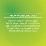 Buy Sirona Bodyguard Premium Natural Anti Mosquito Patches - 20 + 4 Patches - Purplle