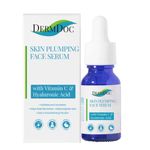 Buy DermDoc Skin Plumping Face Serum with Vitamin C & Hyaluronic Acid (10 ml) | vitamin c face serum | hyaluronic acid serum | serum for oily skin | - Purplle