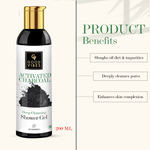 Buy Good Vibes Activated Charcoal Deep Cleansing Shower Gel (200 ml) + Good Vibes Lemon & Basil Energizing Shower Gel (200 ml) + Good Vibes Peach Loofah FREE - Purplle