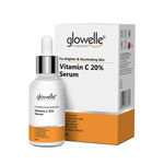 Buy Aryanveda Glowelle Vitamin C 20% With Orange Extracts, Lemon Extracts and Witch Hazel Extract Face Serum | For Brighter and illuminated Skin - 30 ML - Purplle