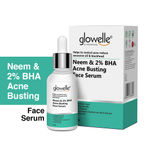 Buy Aryanveda Glowelle Neem & 2% BHA Acne Busting Face Serum | For Acne, Excessive Oil and Blackheads Control - 30 ML - Purplle