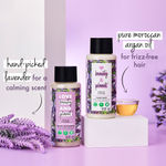 Buy Love Beauty & Planet Natural Argan Oil and Lavender Anti-Frizz, Smoothening Shampoo & Conditioner Combo, 200ml - Purplle