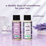 Buy Love Beauty & Planet Natural Argan Oil and Lavender Anti-Frizz, Smoothening Shampoo & Conditioner Combo, 200ml - Purplle