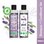 Buy Love Beauty & Planet Natural Argan Oil and Lavender Anti-Frizz, Smoothening Shampoo & Conditioner Combo, 200ml - Purplle