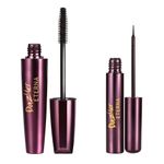 Buy Dazller Eterna Mascara 15g + Eyeliner 7.5g | Infused with Herbals | Lightweight | Anti-Clumping formula | Black - Purplle