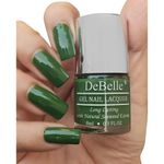 Buy DeBelle Gel Nail Lacquer Glossy Jade Willow - Dark Jade Green (8 ml) - Purplle