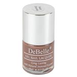 Buy DeBelle Gel Nail Lacquer Glossy Woody Chocolate - Light Chocolate Brown (8 ml) - Purplle