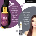 Buy TNW - The Natural Wash Onion Hair Oil and Black Seed Hair Serum for Strong, Frizz-free Hair (All Natural, Paraben-free) - Purplle