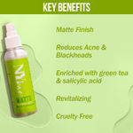 Buy NY Bae Matte Face Mist With Green Tea & Salicylic Acid | Reduces Acne & Blackheads | Refreshing (110 ml) - Purplle
