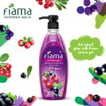 Buy Fiama Shower Gel, Bearberry and Blackcurrant, 500ml - Purplle