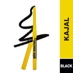 Buy Favon ADS Pack of 12 Black Eyeliner cum Kajal Pencils (yellow packaging) - Purplle