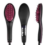 Buy Favon Simply Straight Women's Ceramic Hair Straightener Brush (Standard Size) for Women - Purplle
