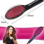 Buy Favon Simply Straight Women's Ceramic Hair Straightener Brush (Standard Size) for Women - Purplle