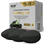 Buy WOW Skin Science Activated Bamboo Charcoal Bathing Bar For Deep Cleansing The Skin - Suitable for All Skin Types - No Phthalates, Parabens, Silicone, Sulphates, Dermatologically Tested - 225 g - Purplle