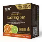 Buy WOW Skin Science Vitamin C Bathing Bar for Skin Brightening, Age Spots And Hyperpigmentation - 225 gm - Purplle