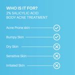Buy DermDoc by Purplle 2% Salicylic Acid Body Acne Treatment (100ml) | acne treatment | acne | body acne - Purplle