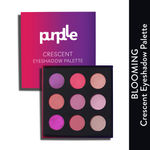 Buy Purplle Crescent Eyeshadow Palette - Blooming | Lilac | High Pigmentation | Highly Blendable | Matte | Shimmer | Long lasting - Purplle