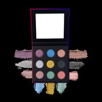 Buy Purplle Crescent Eyeshadow Palette - Vivid | Party | High Pigmentation | Highly Blendable | Matte | Shimmer | Long lasting - Purplle
