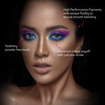 Buy Purplle Crescent Eyeshadow Palette - Vivid | Party | High Pigmentation | Highly Blendable | Matte | Shimmer | Long lasting - Purplle