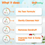 Buy OYO BABY® New Born Combo Baby Shampoo for Newborn Babies Badam Tel 100% Pure Sweet Almond oil 200ml each - Purplle